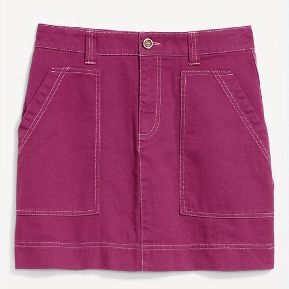 NWT Old Navy Vibrant Magenta Mini Skirt
